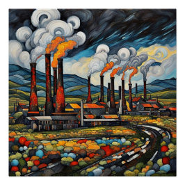 Póster Chimeneas