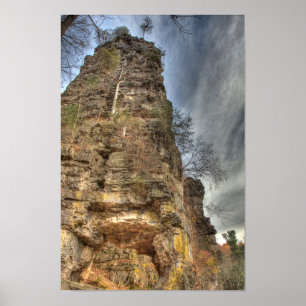Póster Chimeneas naturales, Virginia