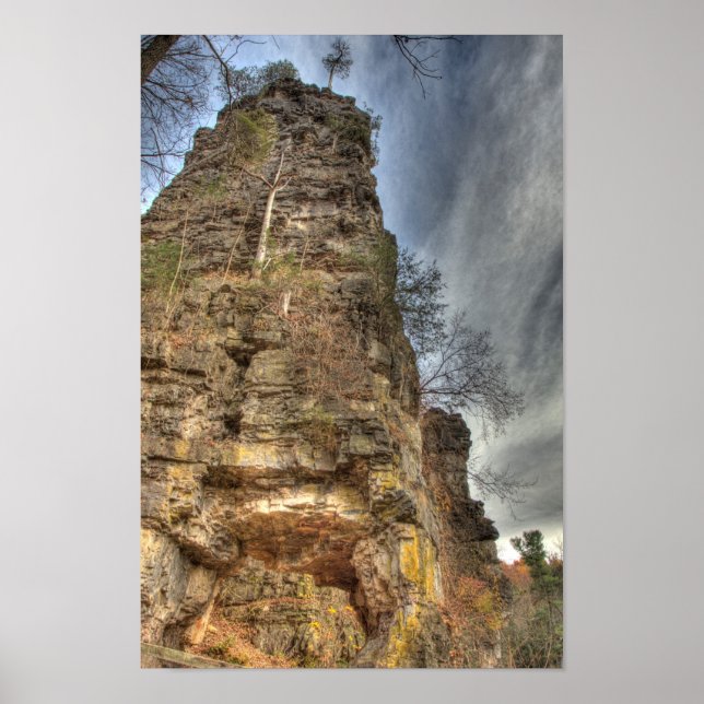 Póster Chimeneas naturales, Virginia (Frente)
