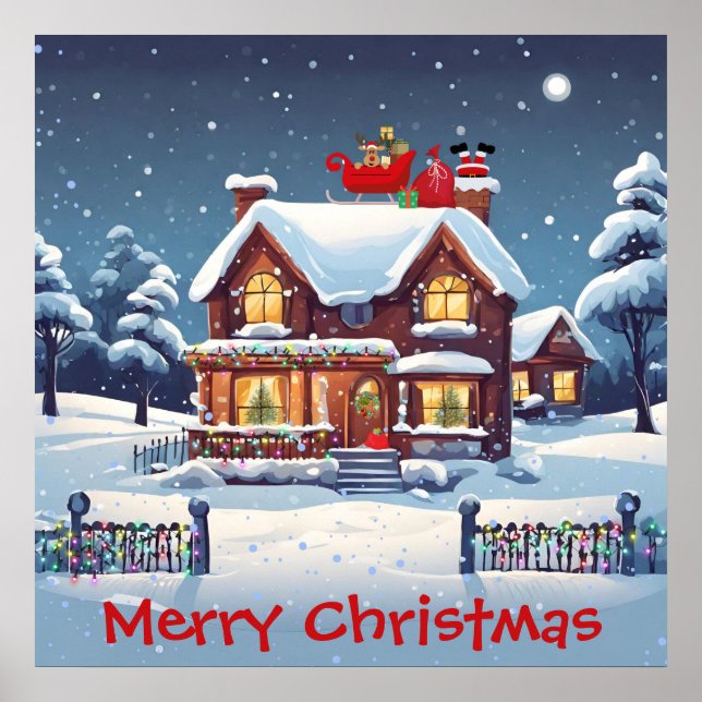 Póster Chimney Santa Poster (Frente)