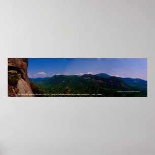 Póster chimneyrock pano se fue, "El camino es la cosa,...