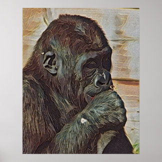 PÓSTER CHIMP ART