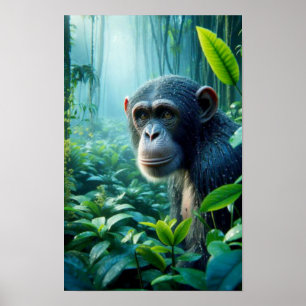 PÓSTER CHIMPANZA 2