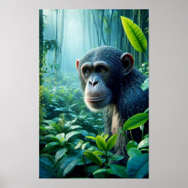 PÓSTER CHIMPANZA 2 (Frente)
