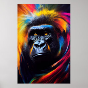 Póster Chimpanzee Ape Descubrimiento Animal Naturaleza de