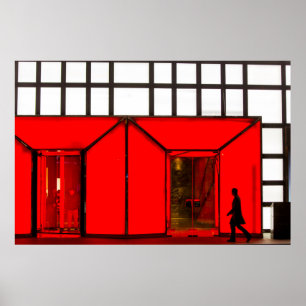 Póster China, Beijing   Centro comercial de lujo