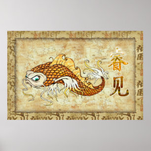 Póster China Catfish KNOWLEDGE Tradicional