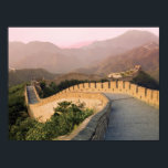 Póster China, Condado de Huairou, Sunset<br><div class="desc">China,  Condado de Huairou,  Sunset sobre la sección Mutianyu de La Gran Muralla � Michael Glatt / DanitaDelimont.com</div>