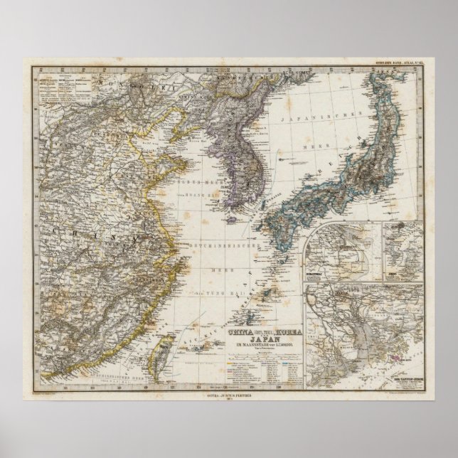 Póster China, Corea, Japón (Frente)