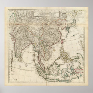 Póster China, India, Asia