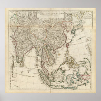 Póster China, India, Asia