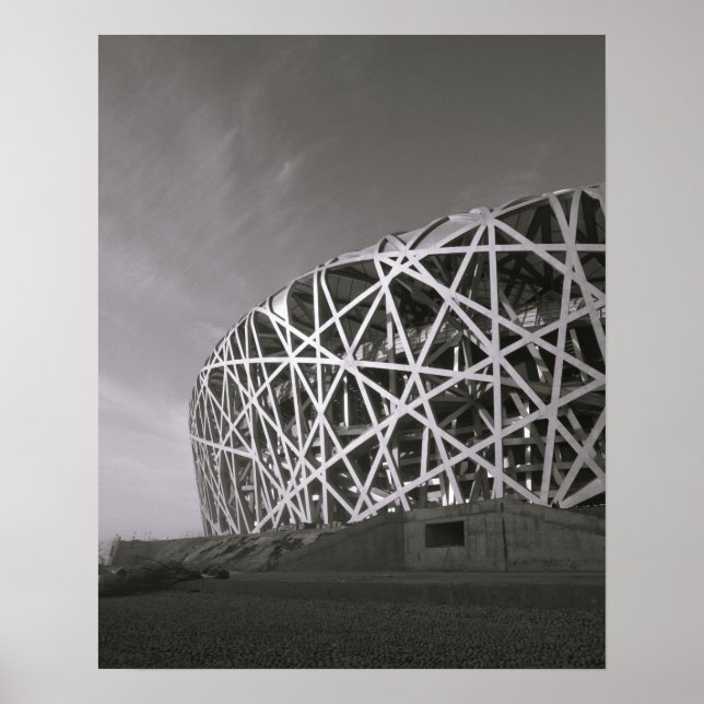Póster China, Pekín. Estadio Nacional, Sede de la (Frente)