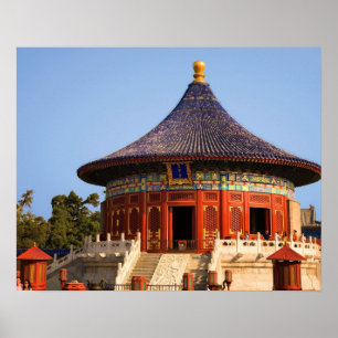 Póster China, Pekín, Parque Tian Tan, Templo del Cielo, 2