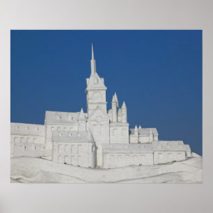 Póster CHINA, Provincia de Heilongjiang, Haerbin (Harbin)