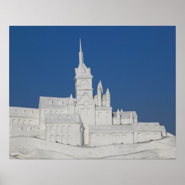 Póster CHINA, Provincia de Heilongjiang, Haerbin (Harbin) (Frente)