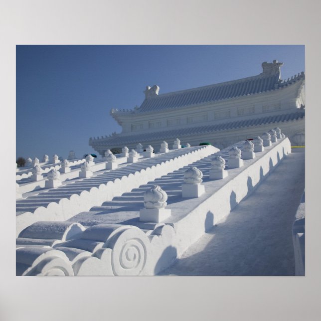 Póster CHINA, Provincia de Heilongjiang, Haerbin (Harbin) (Frente)
