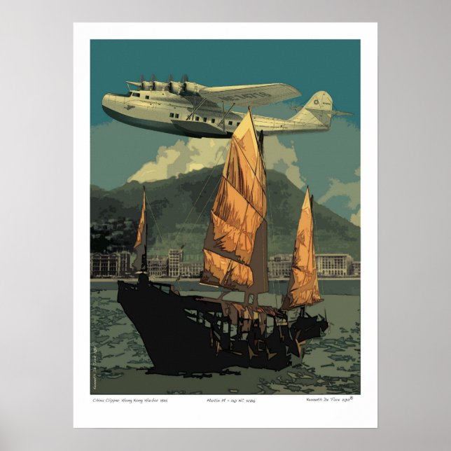 Póster China se alza sobre Hong Kong 1935 (Frente)