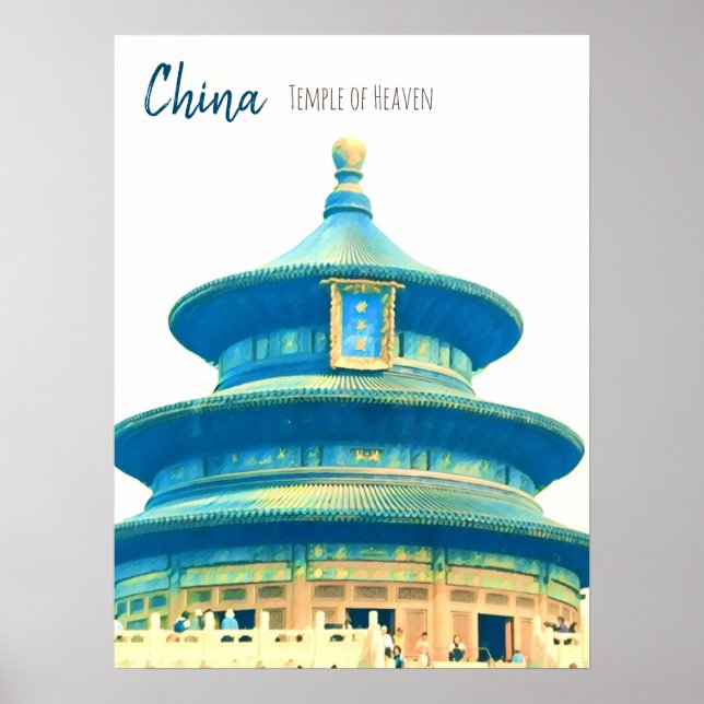 Póster China: Templo del Cielo (Frente)
