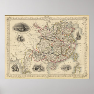 Póster China Y Burmah