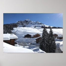 Póster Chinaillon, Alta Saboya, Poster de los Alpes franc