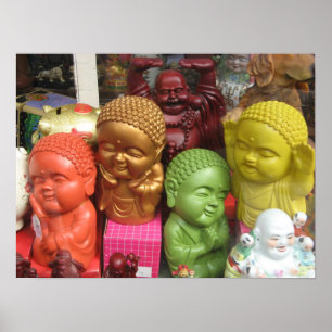 Póster Chinatown Buddhas