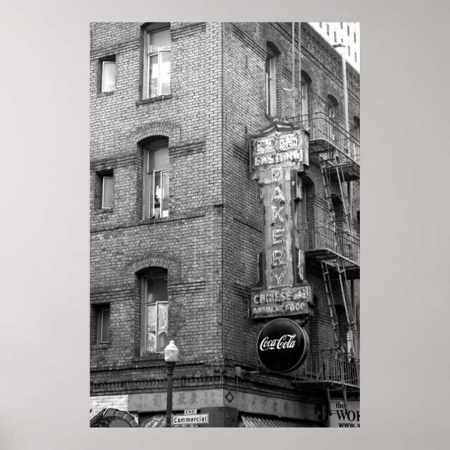 Póster Chinatown Neon Nostalgic San Francisco (Frente)