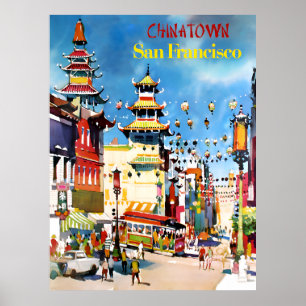 Póster Chinatown, Poster de San Francisco