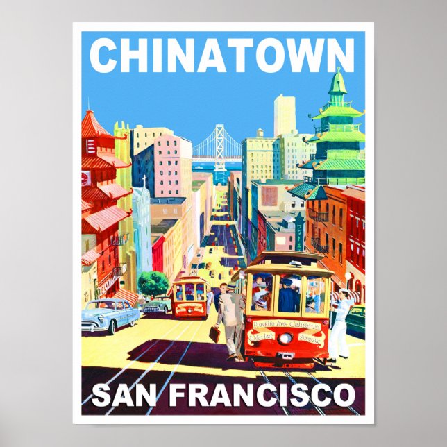 Póster Chinatown San Francisco (Frente)