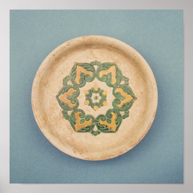 Póster Chinese offering dish (Frente)