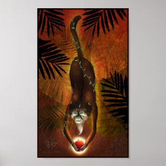 Póster Chinese Zodiac Monkey Poster