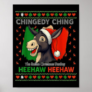 Póster Chingedy Ching Dominick La Navidad Italiana Xmas