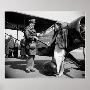 Póster Chino Aviatrix, 1939