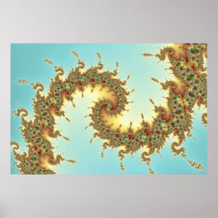Póster Chino - Poster fractal