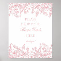 Chinoiserie Rosa Vintage Floral Comparte una Recet