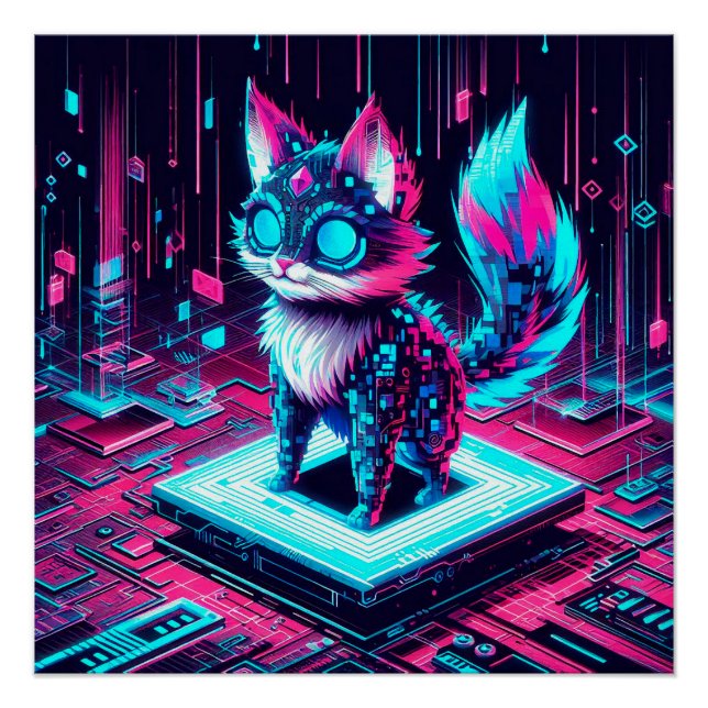 Póster Chip fox (Anverso)