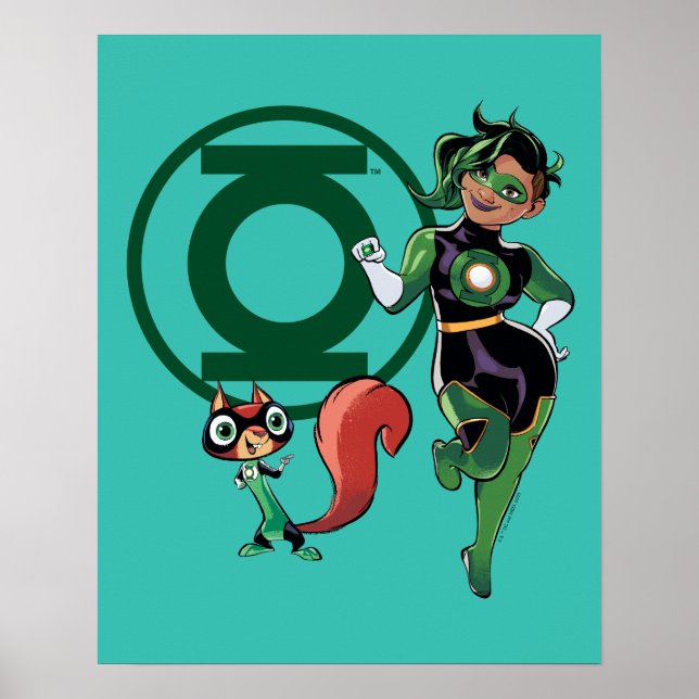Póster Chip & Green Lantern (Frente)