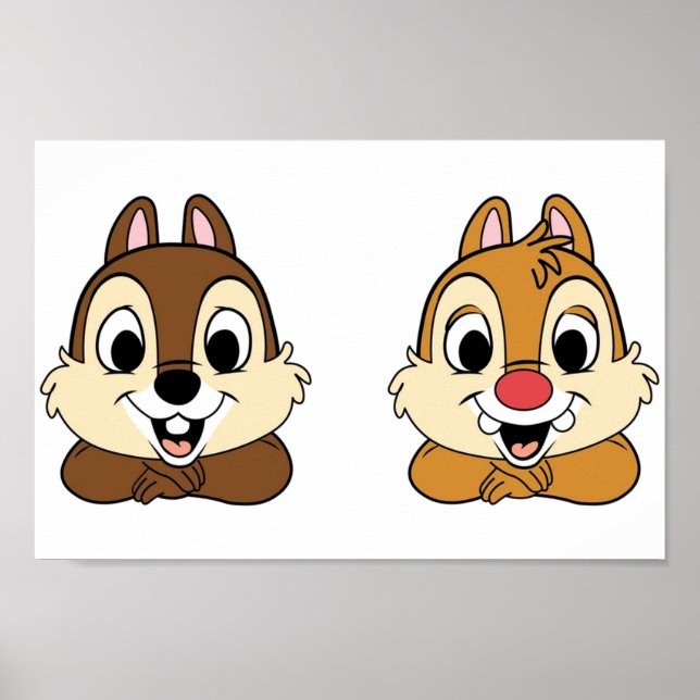 Póster Chip y Dale (Frente)