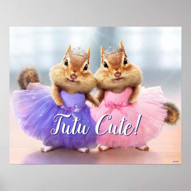 Póster Chipmunk Ballerina Duo (Frente)