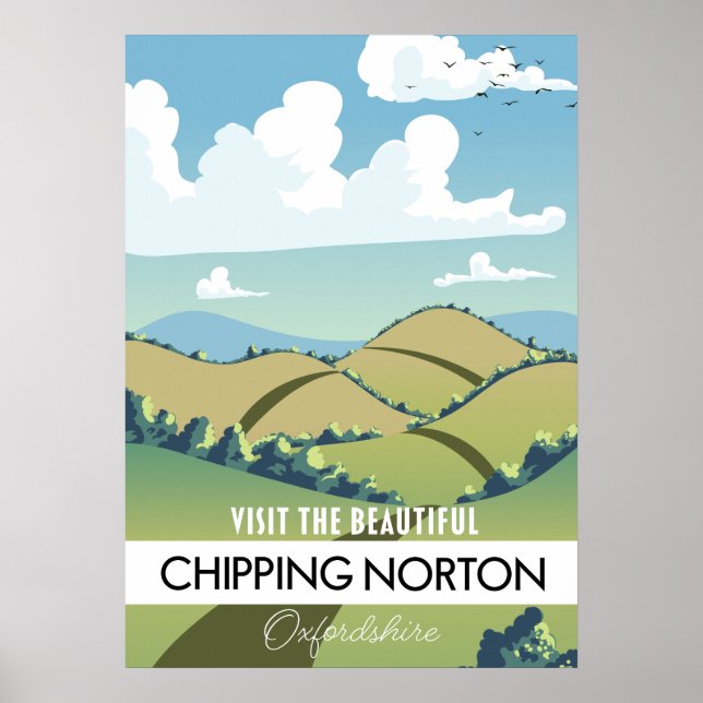 Póster Chipping Norton Oxfordshire (Frente)