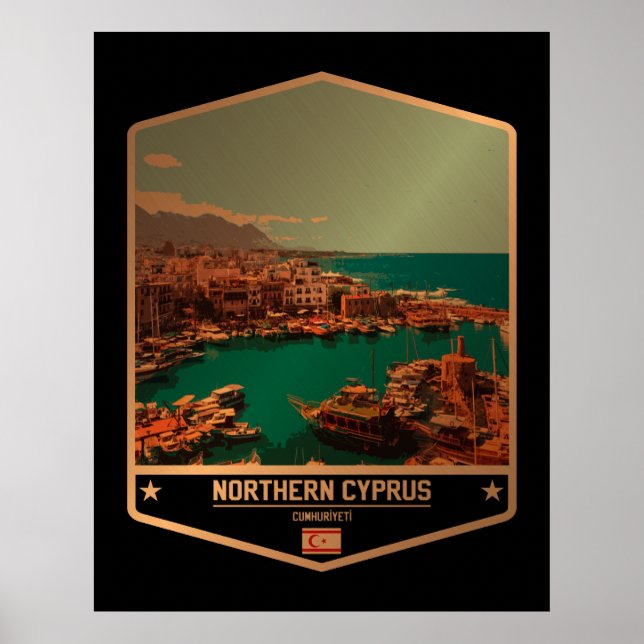 Póster Chipre Septentrional (Frente)
