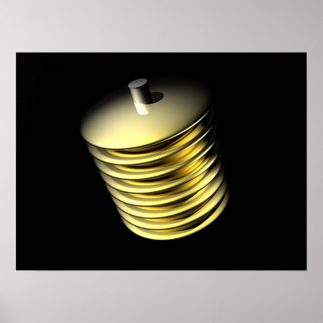 Póster Chipstack de memoria de alta densidad (Frente)