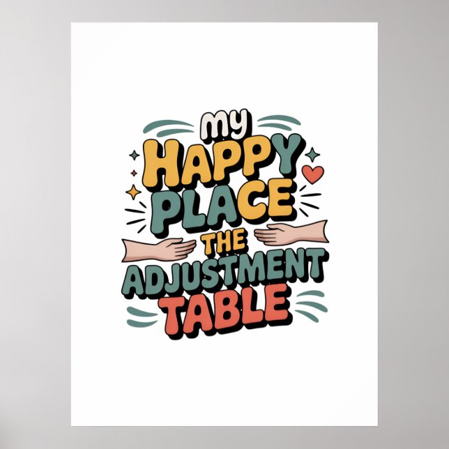 Póster Chiropractic Adjustment Bliss for Back Pain Relief (Frente)