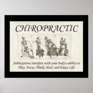Póster Chiropractic Subluxation Quote Poster