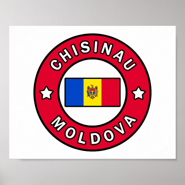 Póster Chisinau Moldavia (Frente)