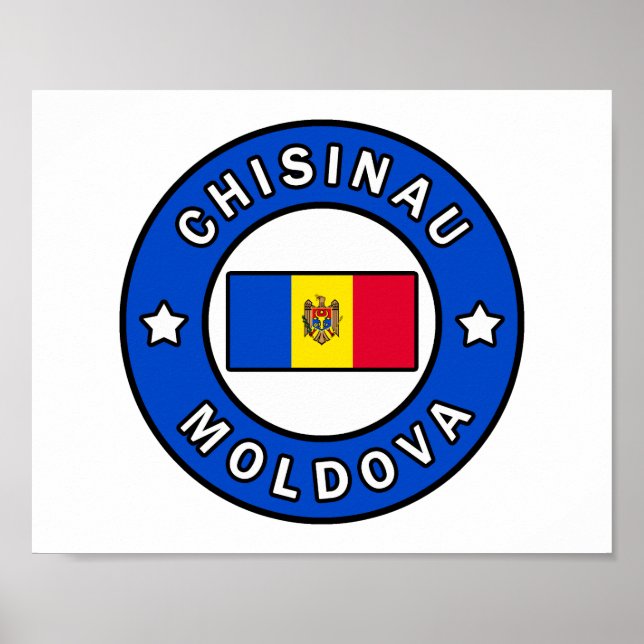 Póster Chisinau Moldavia (Frente)