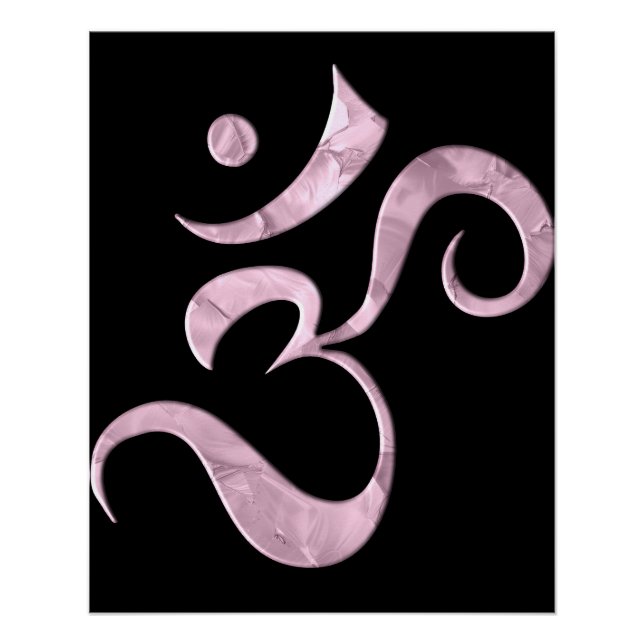 Póster Chispa Rosa Om (Anverso)