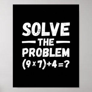 Póster Chiste 67 Meme Pemdas Humor de Profesor de Matemát