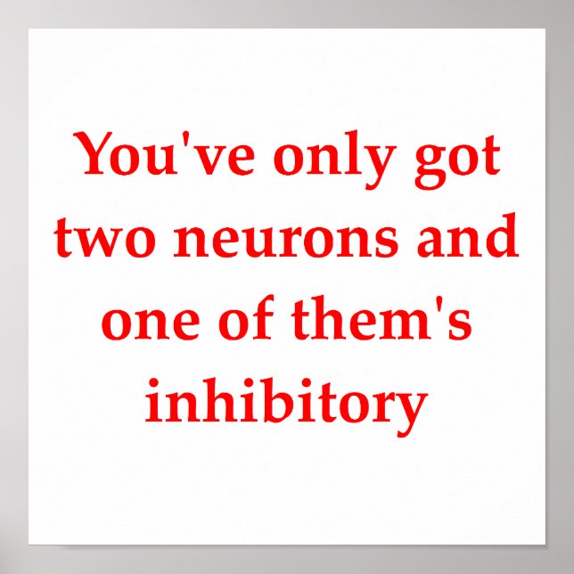 Póster chiste de biología (Frente)