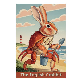 Póster Chiste de conejo parodia