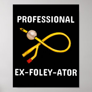 Póster Chiste de Enfermera Divertida Equipo de Urología C